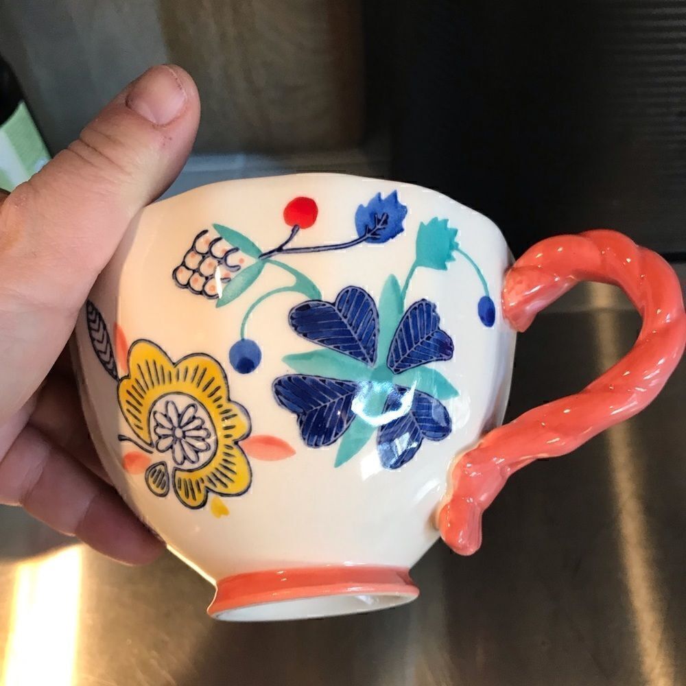 Set of 2 hand painted mugs - Picture 6 of 9